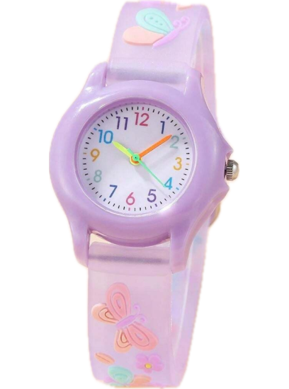 Otroška ročna ura SPRING VIJOLIČNA